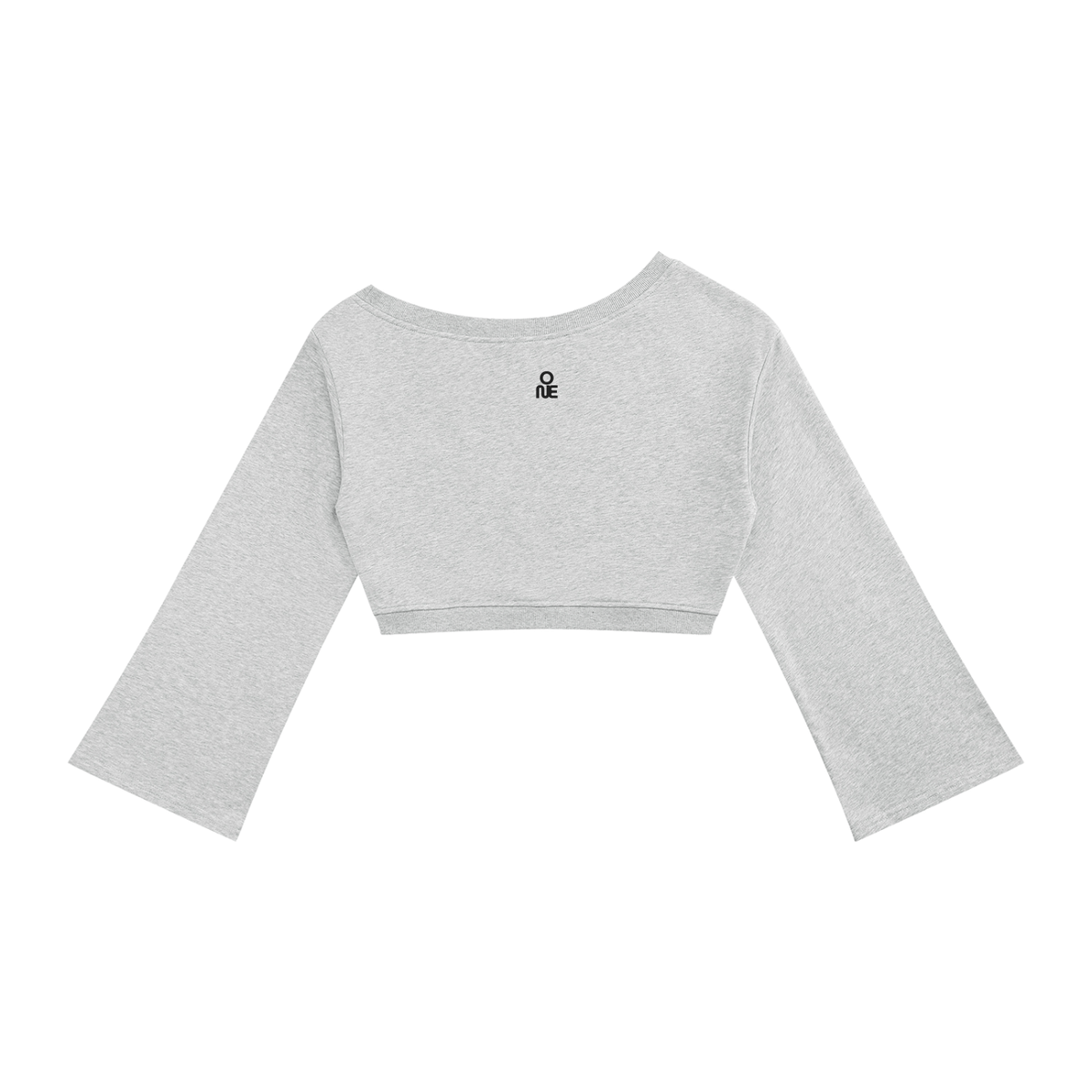 001 Off Shoulder Cropped Sweater