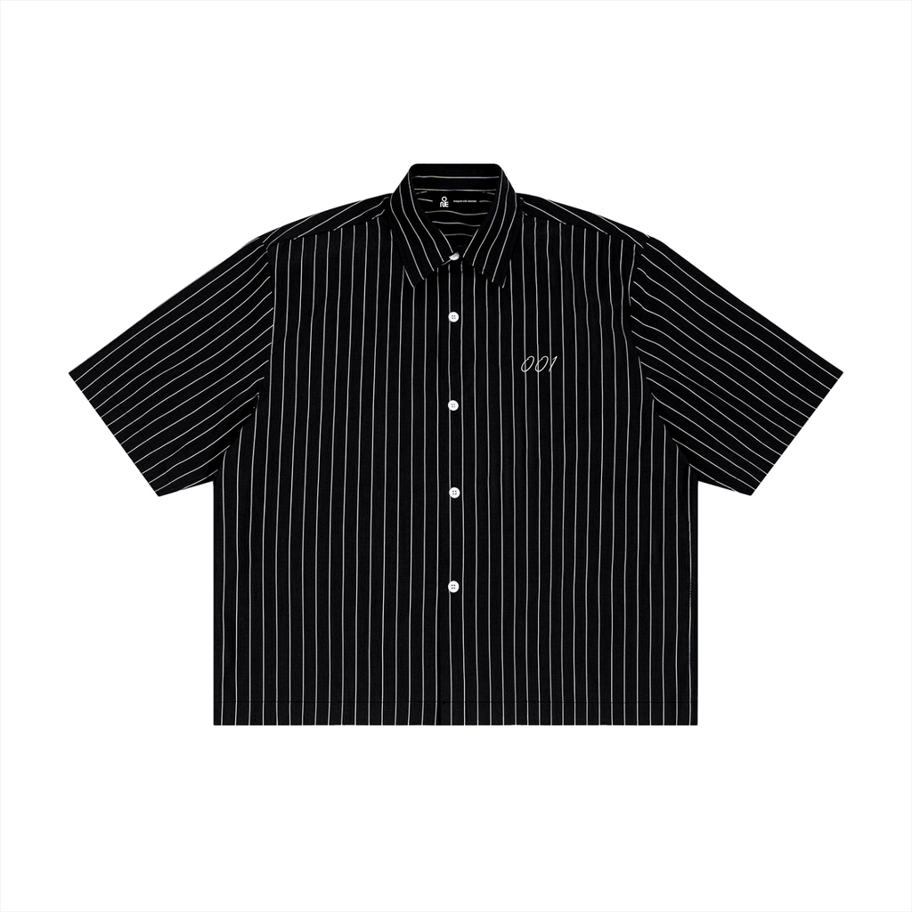 001 Striped Button-Up