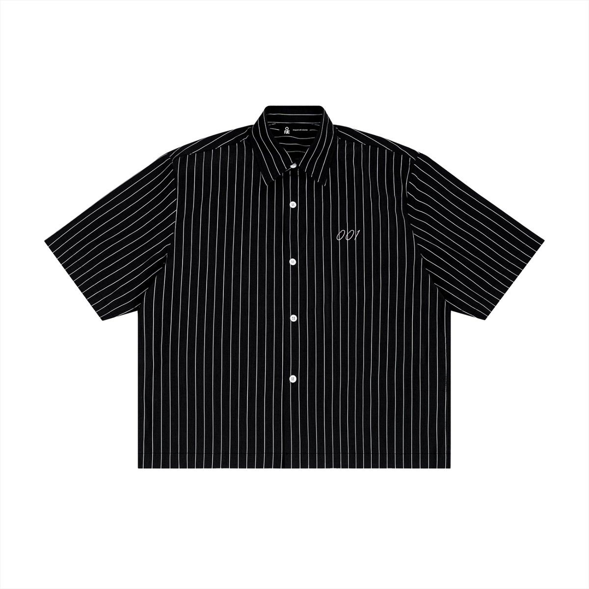 001 Striped Button-Up