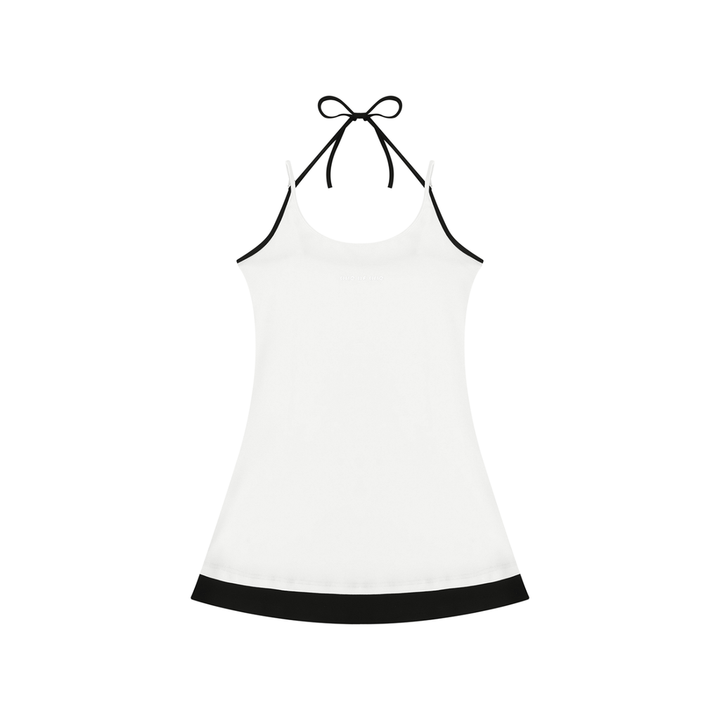 001 Halter-Tied Dress