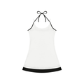 001 Halter-Tied Dress