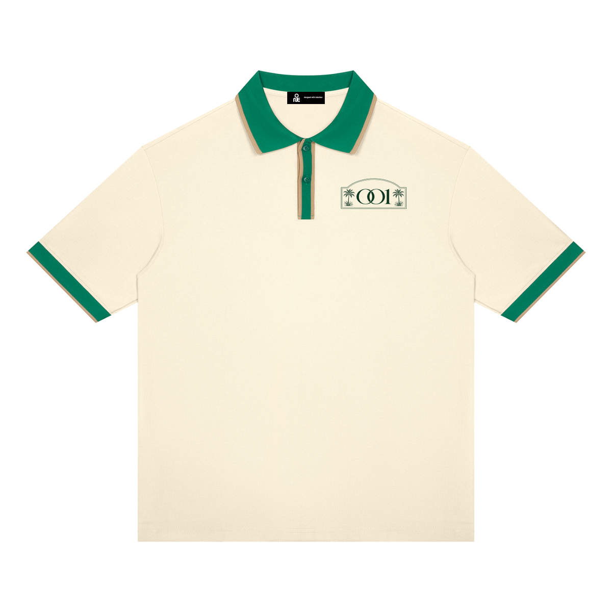 001 Men's Block Polo