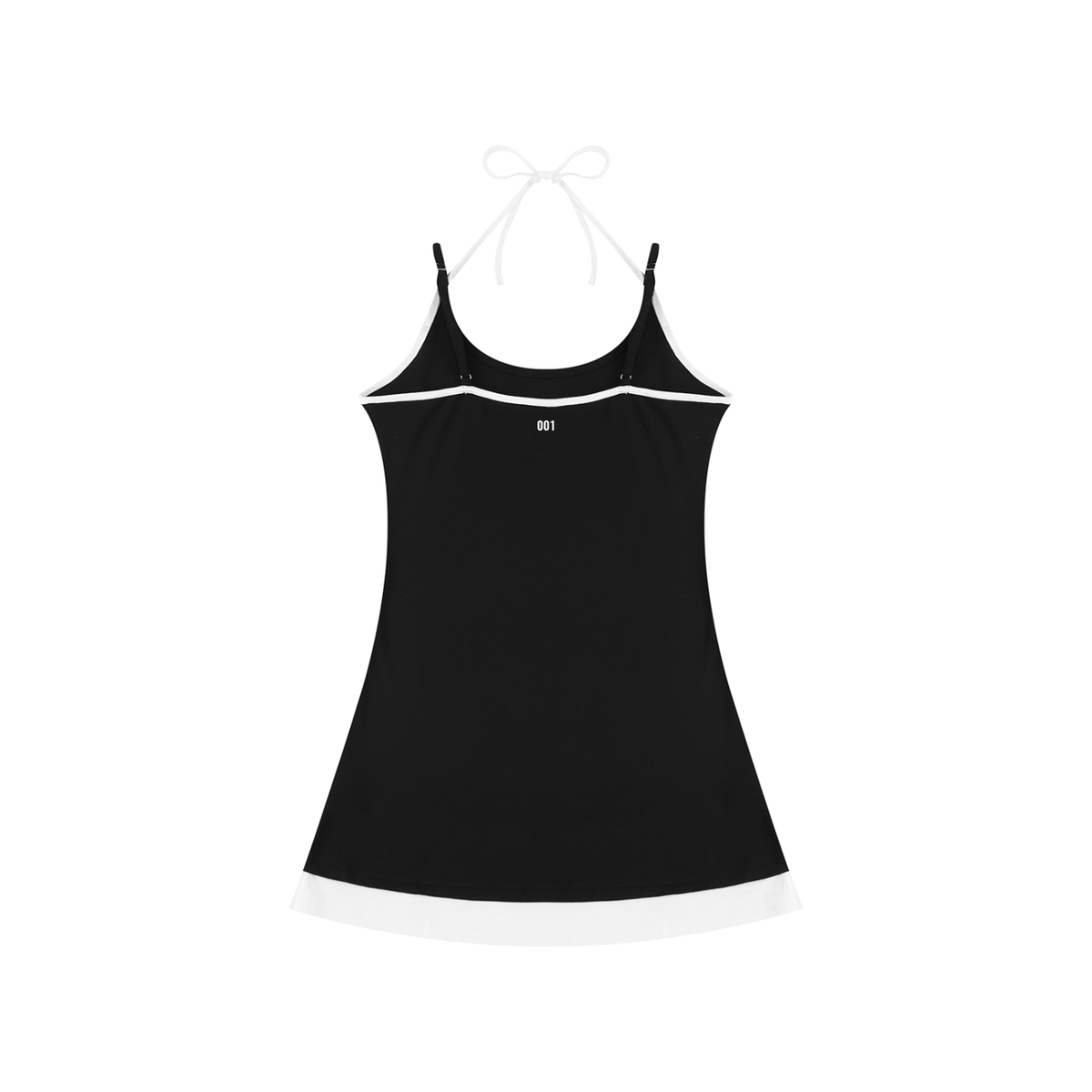 001 Halter-Tied Dress