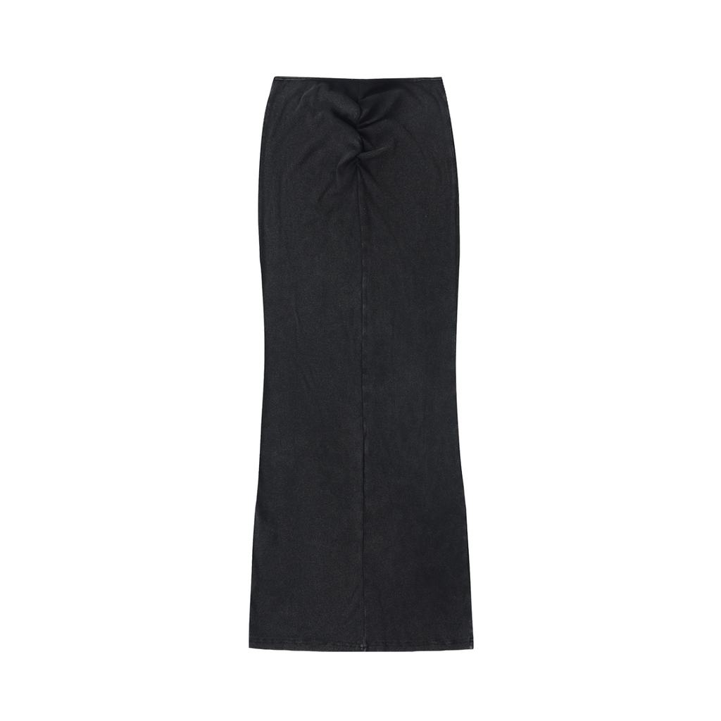 001 Dye-Washed Drawstring Maxi