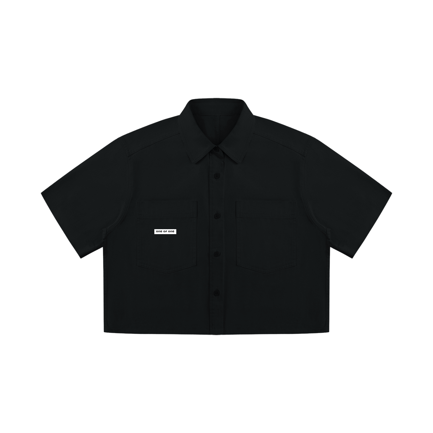 001 Cropped Button-up