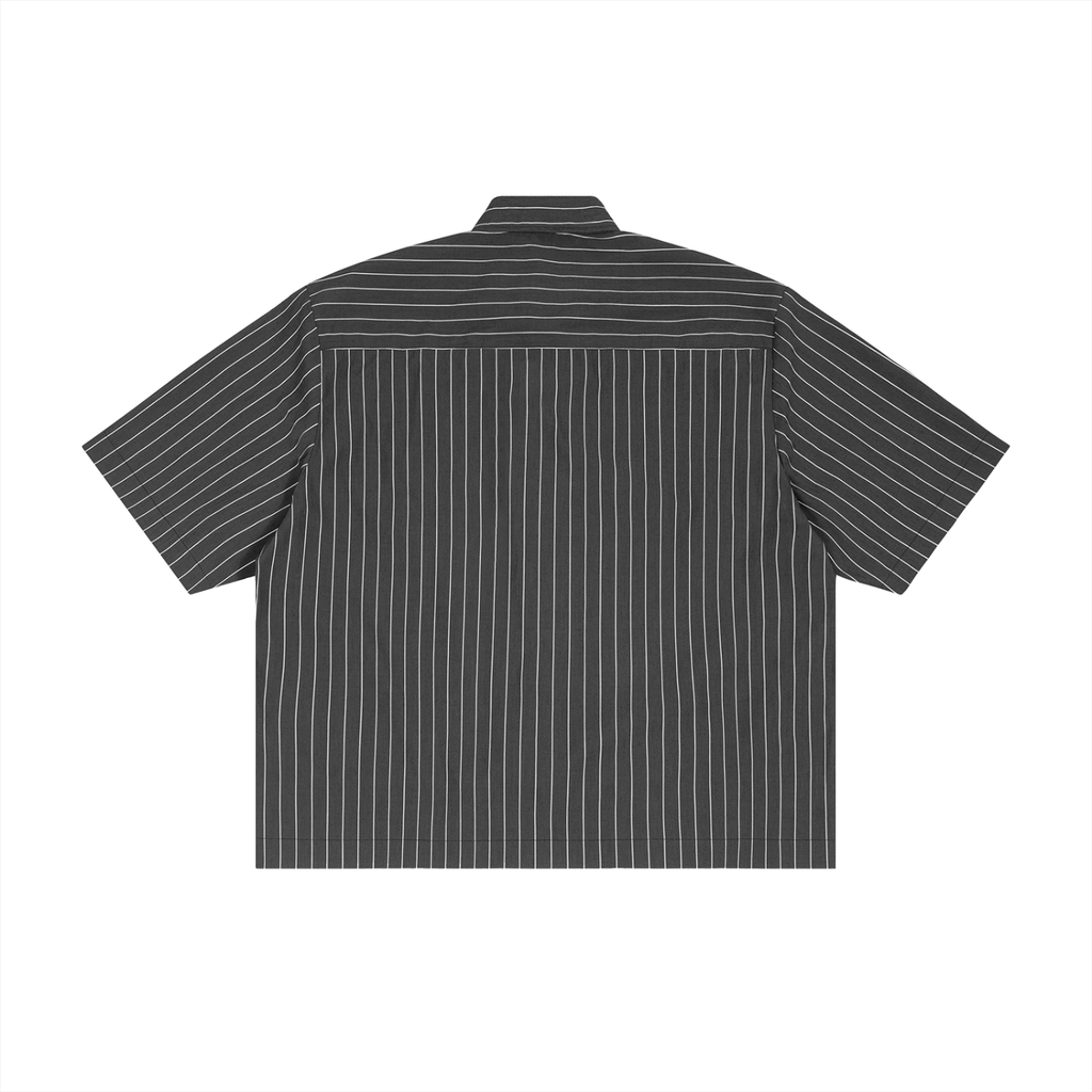 001 Striped Button-Up