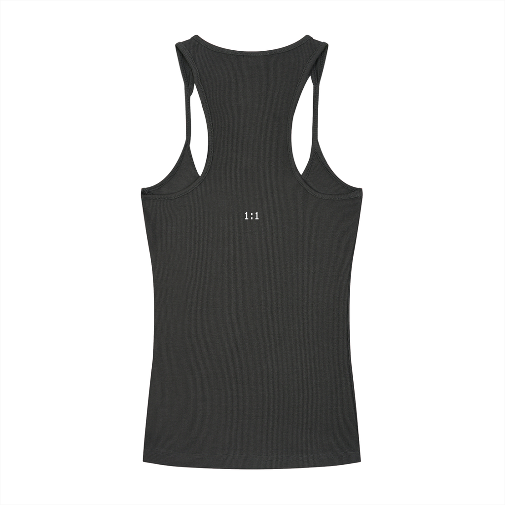 001 Ribbed Racerback