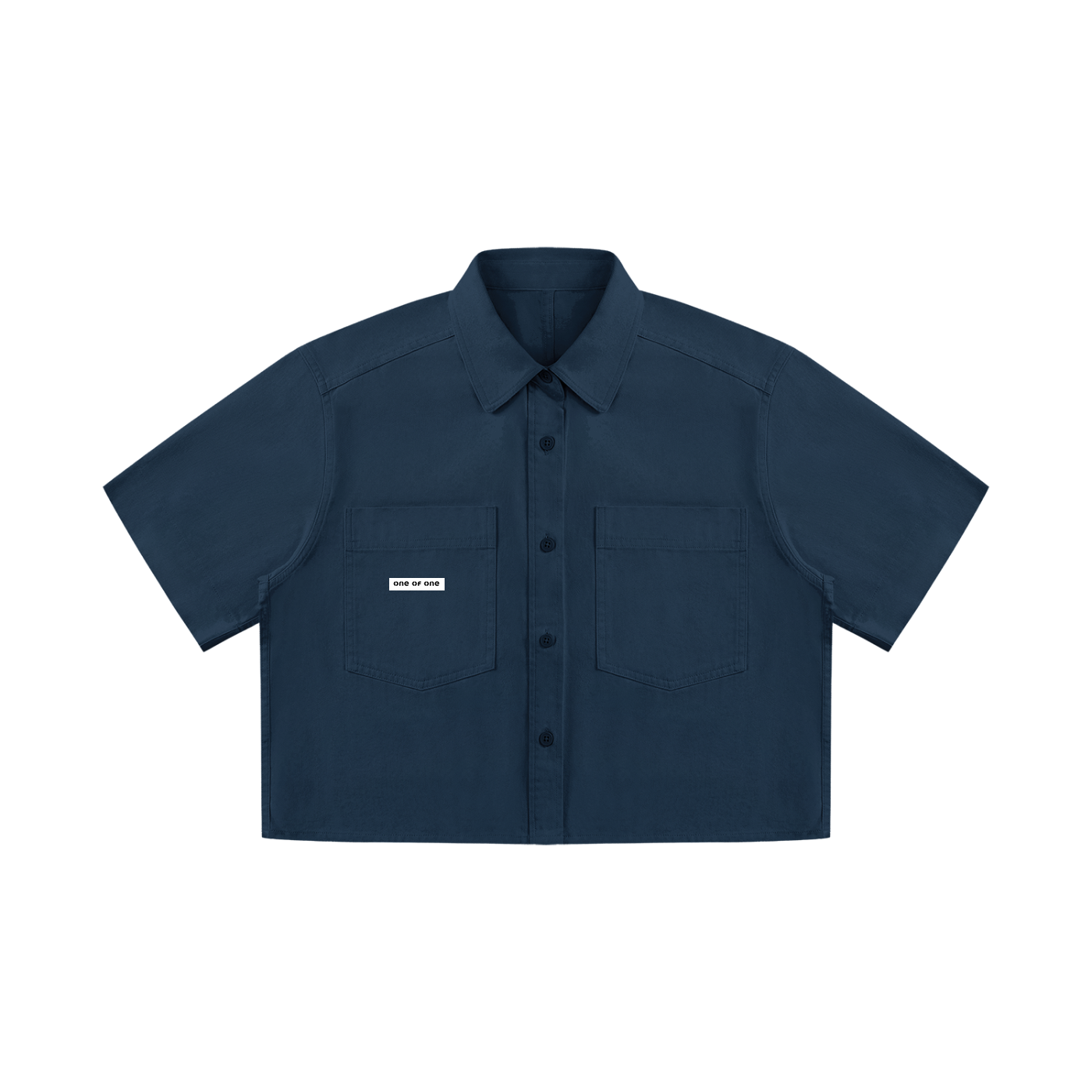 001 Cropped Button-up
