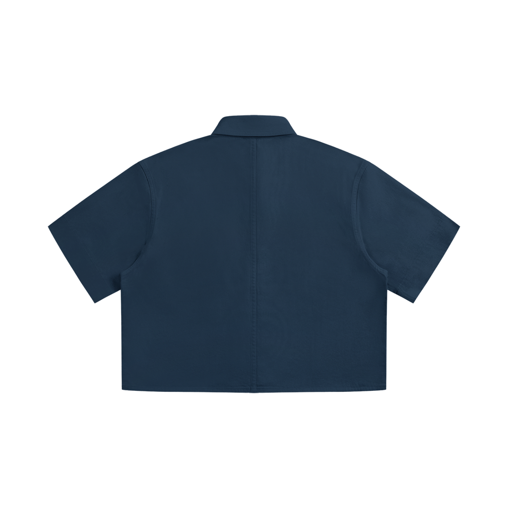 001 Cropped Button-up