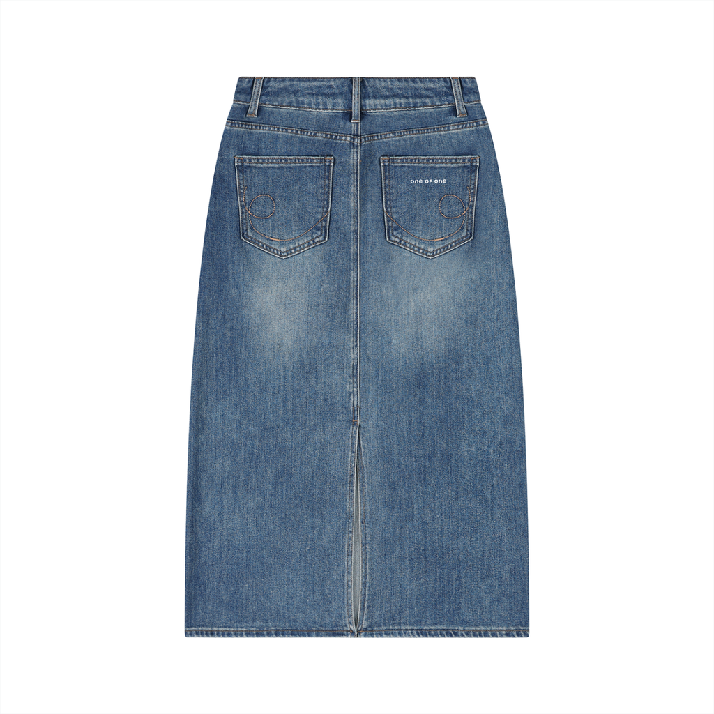 001 Vintage Jean Skirt
