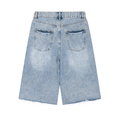 001 Men's Vintage Wide Leg Denim Shorts