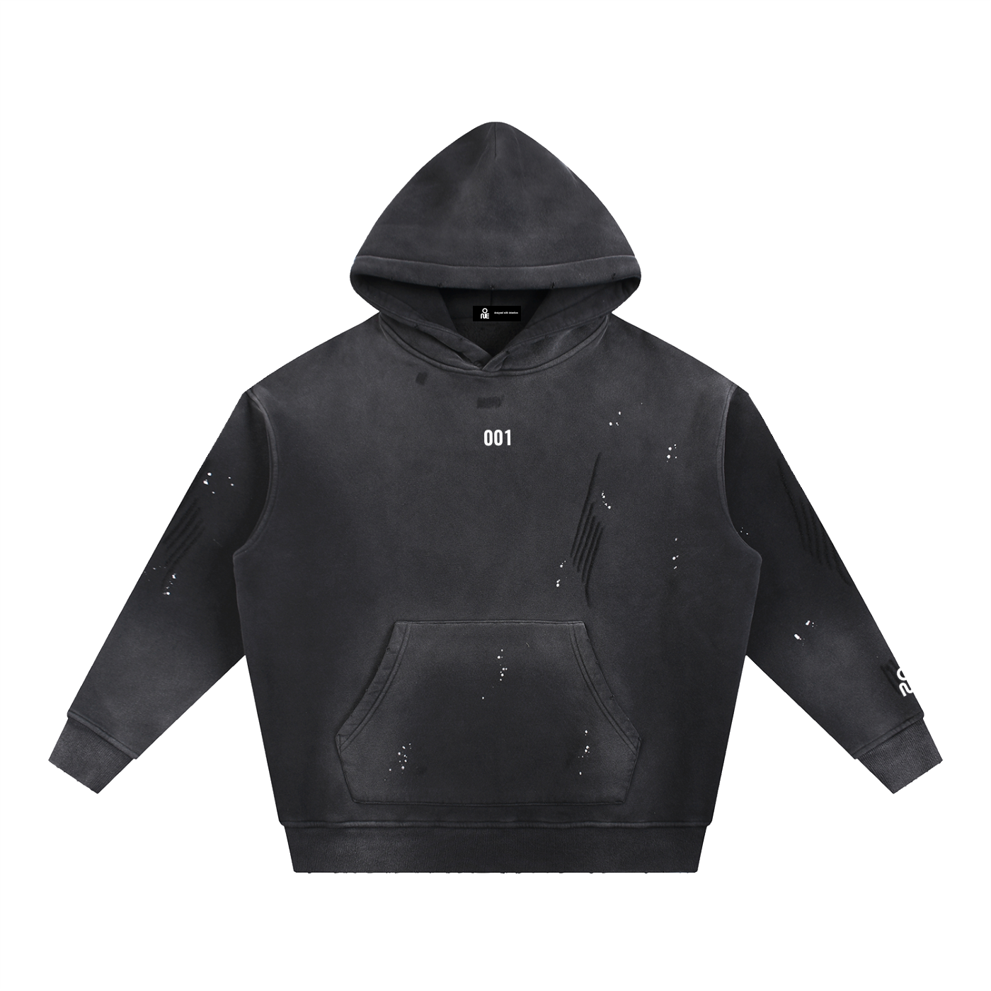 001 Frayed Hoodie