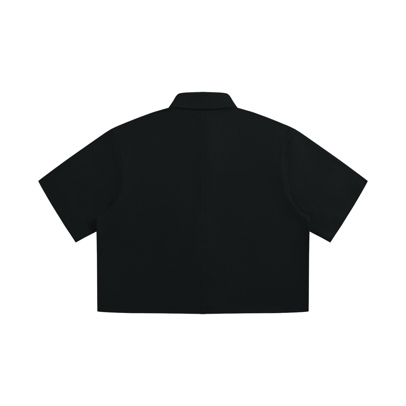 001 Cropped Button-up