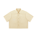 001 Cropped Button-up