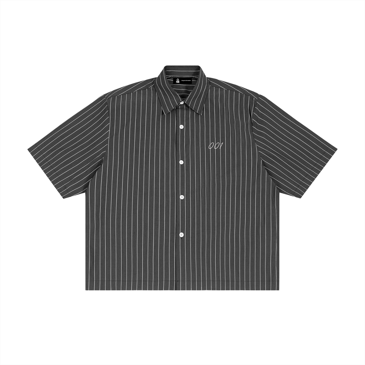 001 Striped Button-Up
