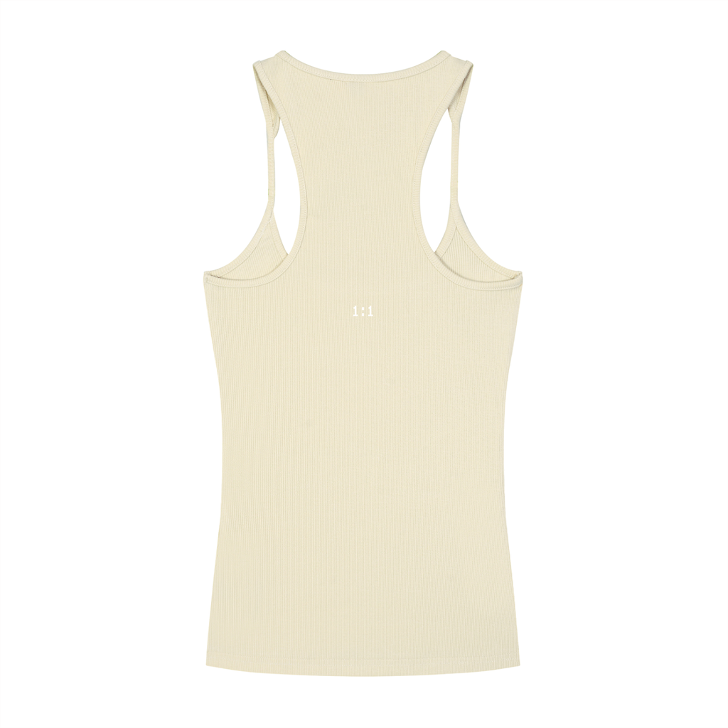 001 Ribbed Racerback