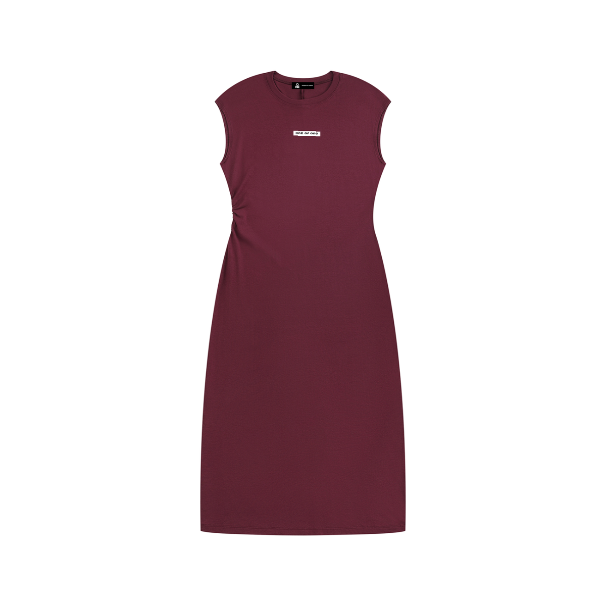 001 Ruched Sleeveless Dress