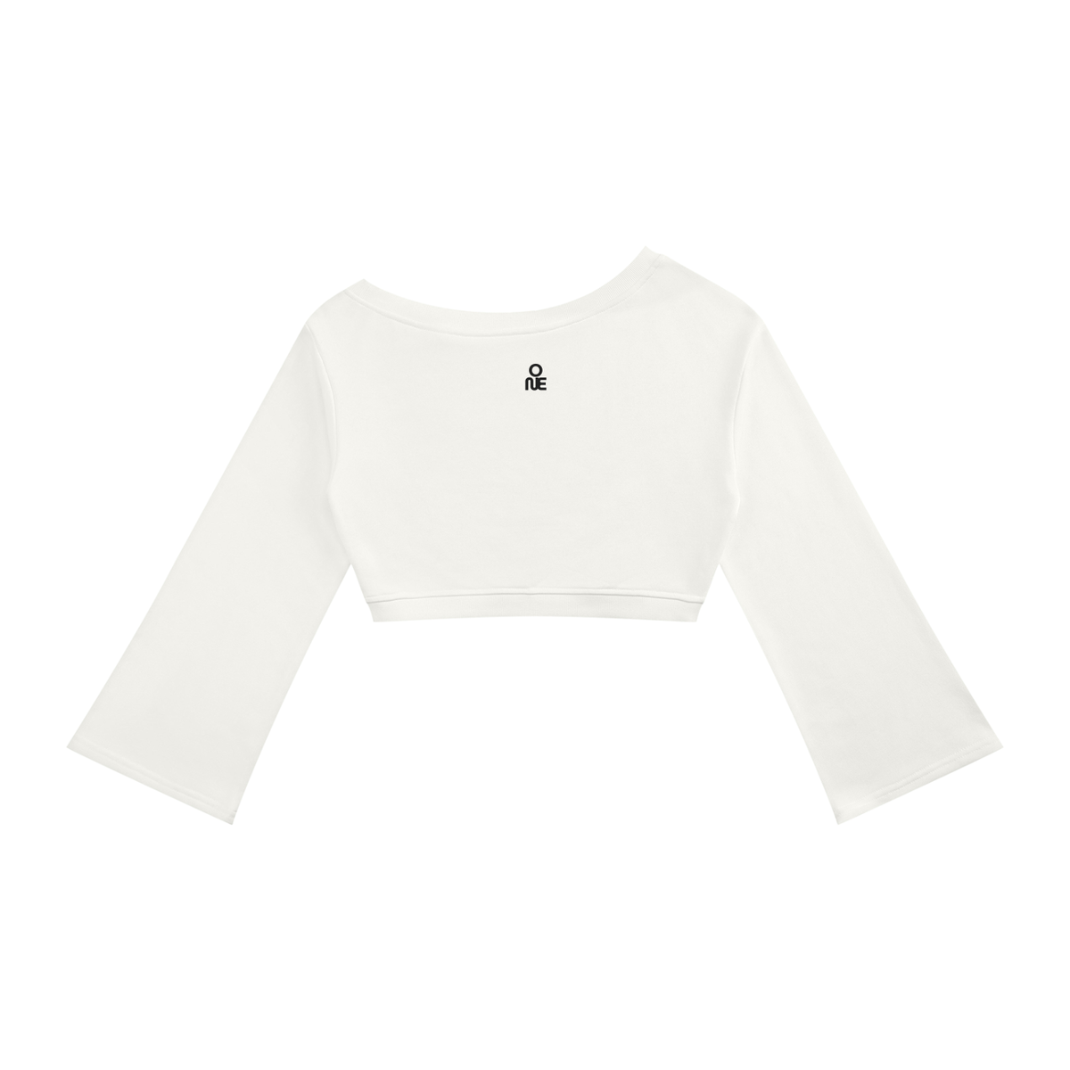 001 Off Shoulder Cropped Sweater