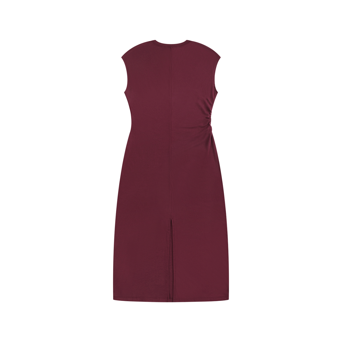 001 Ruched Sleeveless Dress