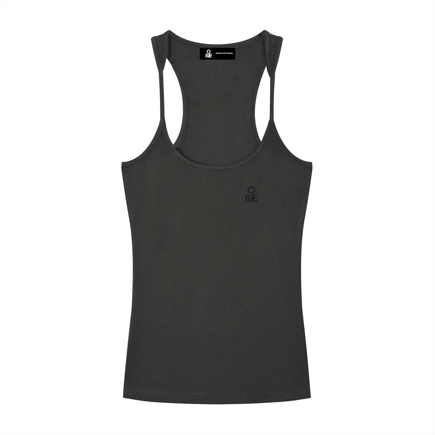 001 Ribbed Racerback
