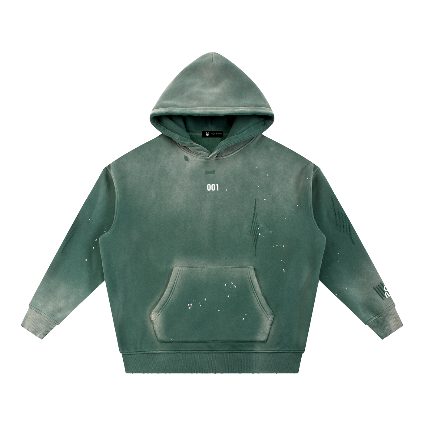 001 Frayed Hoodie