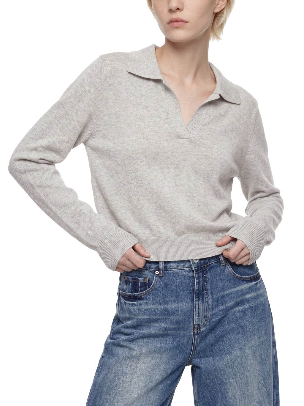 001 Collared Knit
